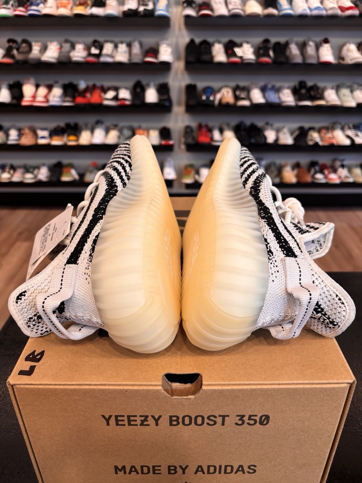 Adidas Yeezy Boost 350 V2 Zebra Size 12 Brand New CP9654 White Black Red