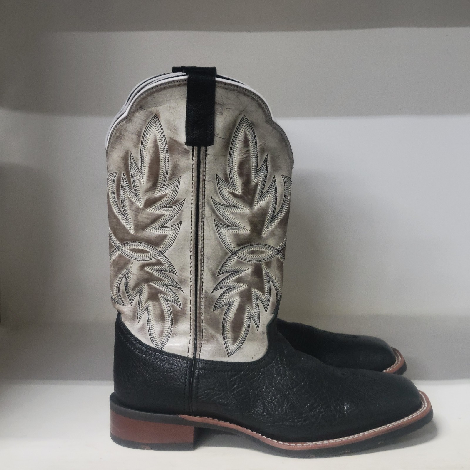 Laredo Mens Isaac Western Boot Black (LEFT 10.5D / RIGHT 10.5EW)