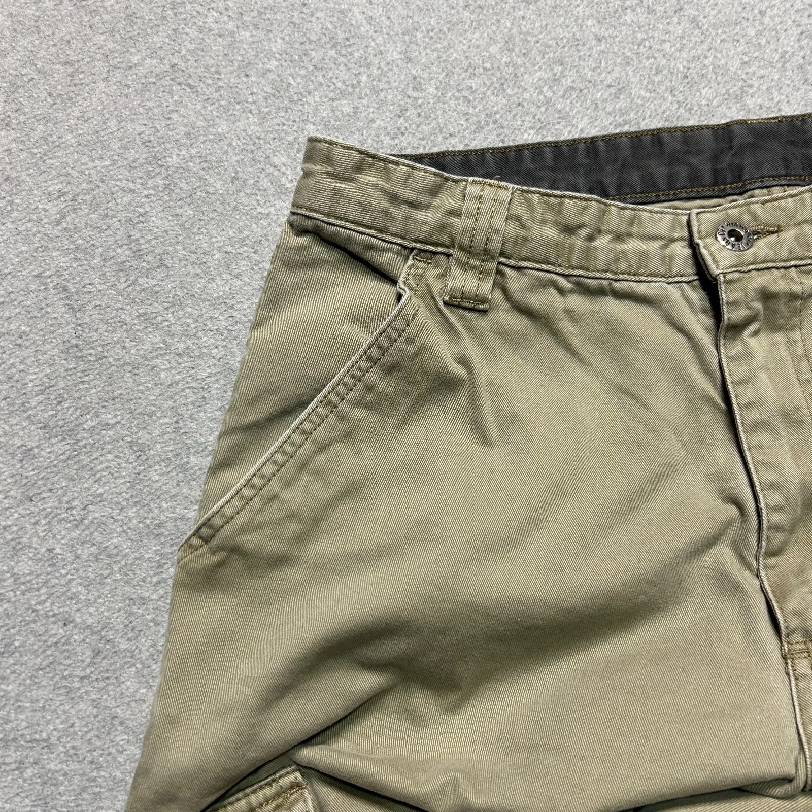 Wrangler Cargo Pants Mens 32 X 32 Khaki Military Chino Outdoors