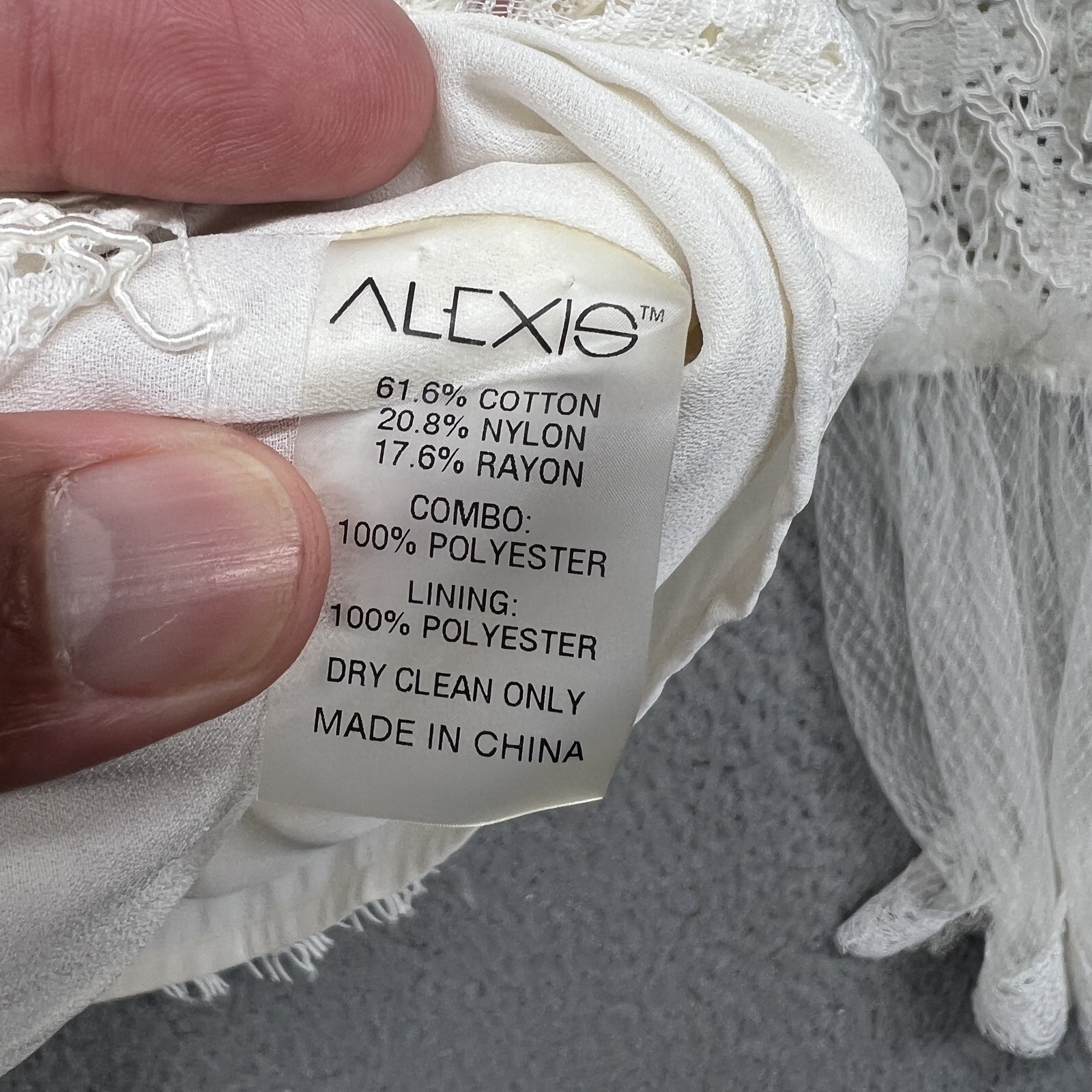 Alexis Lace Blouse Womens Small Off Shoulder Sheer Ruffle Boho Romantic Top