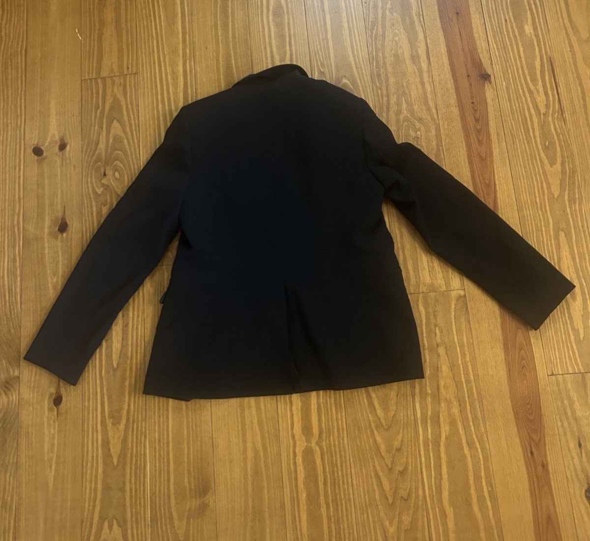 Calvin Klein Women’s Black Blazer Suit Jacket Size 6 Regular Button Lined