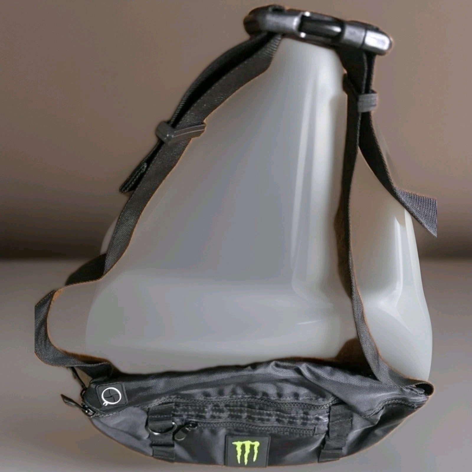 Monster Energy Black Fanny Pack Waist Bag Multi Zipper Pockets New Cross Body