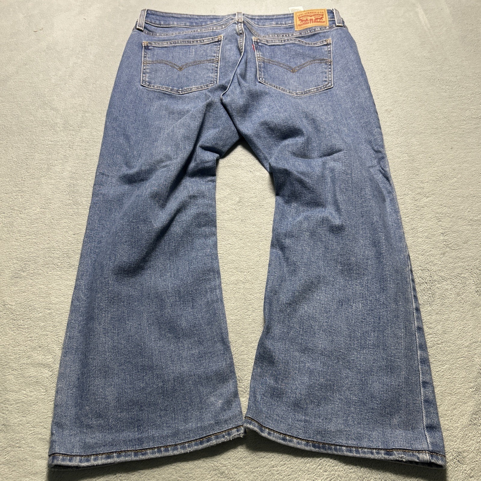 Y2K 2000s Levis Beyond Baggy Jeans Womens 31 35×25 Hamilton Wide Loose Bootcut