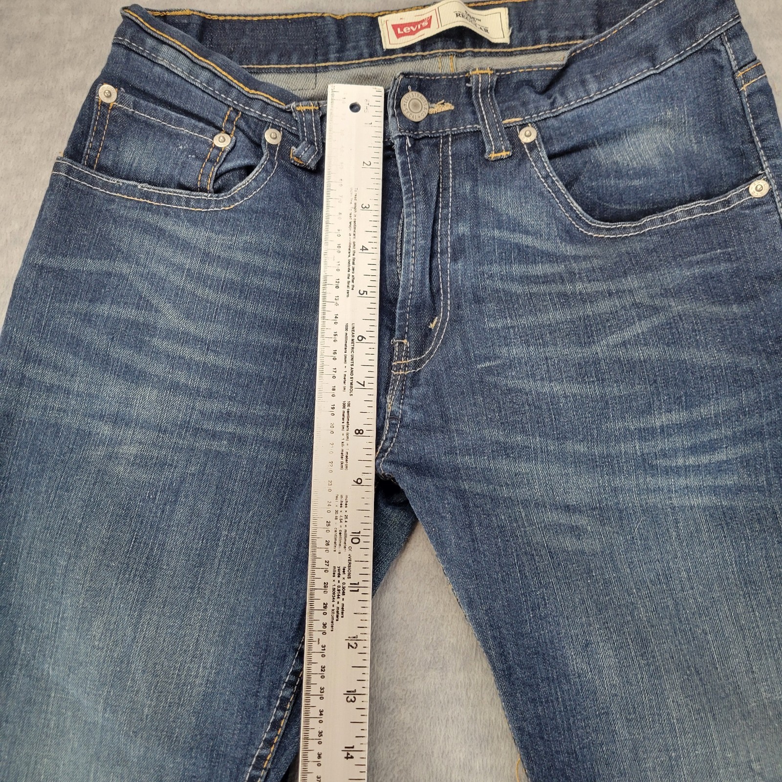 Levi Strauss Levi’s 505 Jeans Blue Denim Boys 18 Reg 29×29