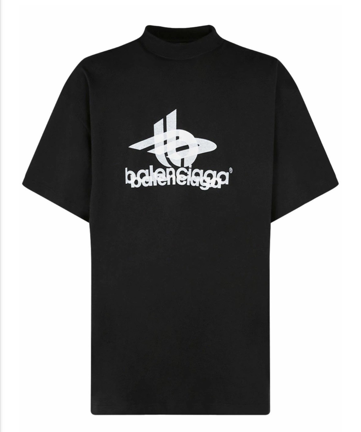 BALENCIAGA/ LAYERED SPORTS LOGO TEE (Layered Sports Logo) Black Size: 1