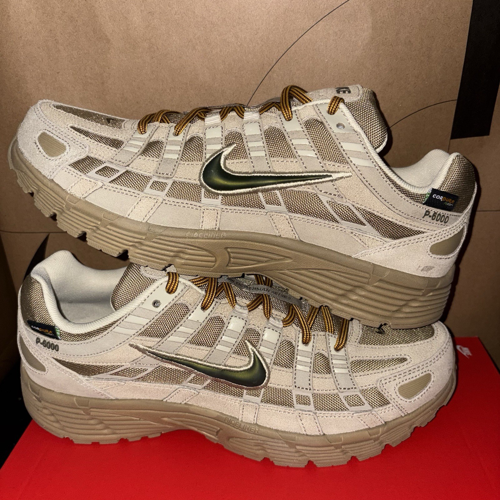 NEW Nike P-6000 Premium Cordura Filbert Desert Khaki NBY IH0946-202 Men Size 8.5
