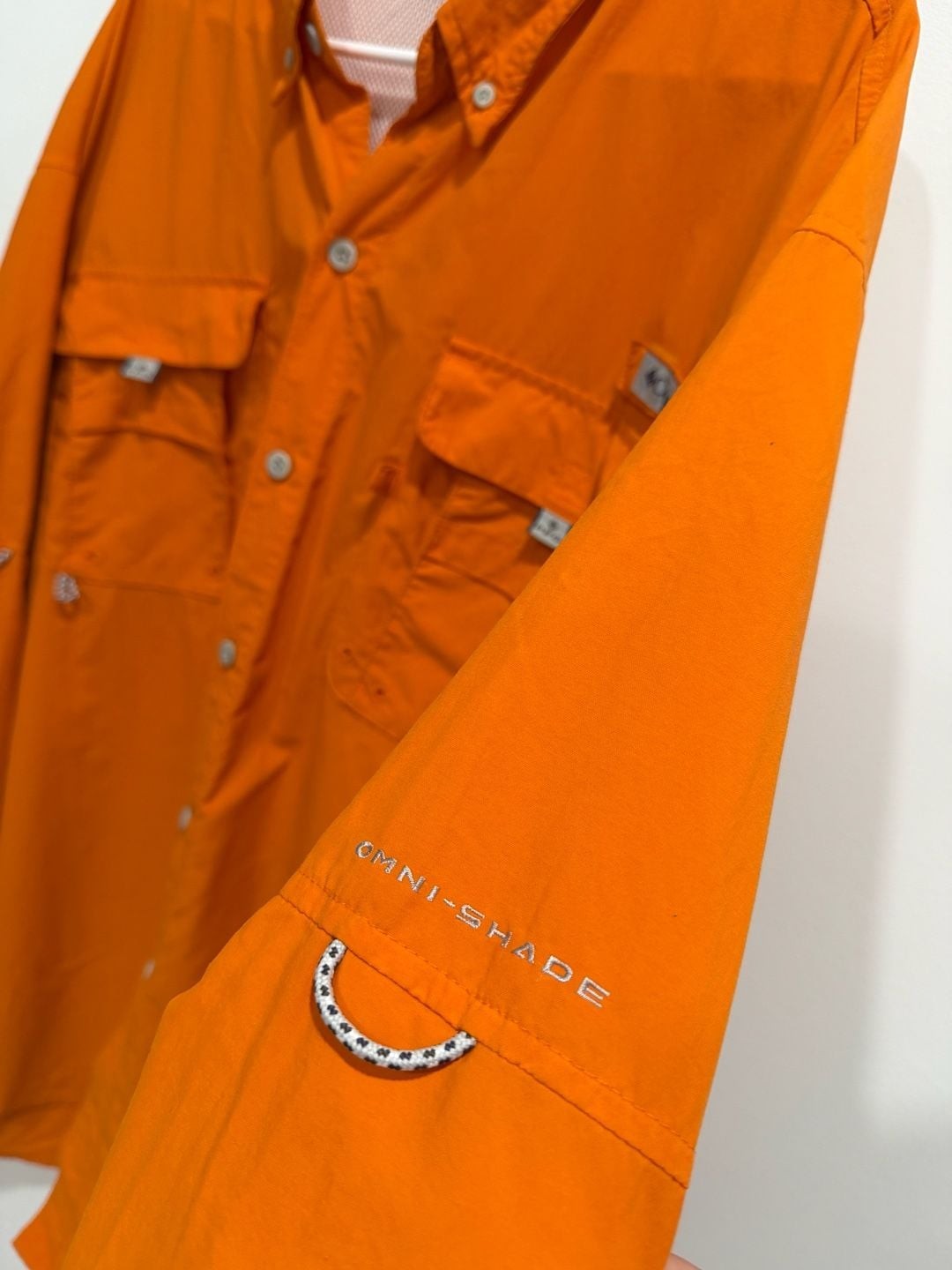 Columbia PFG Omni-Shade Long Sleeve Vented Fishing Shirt – Orange