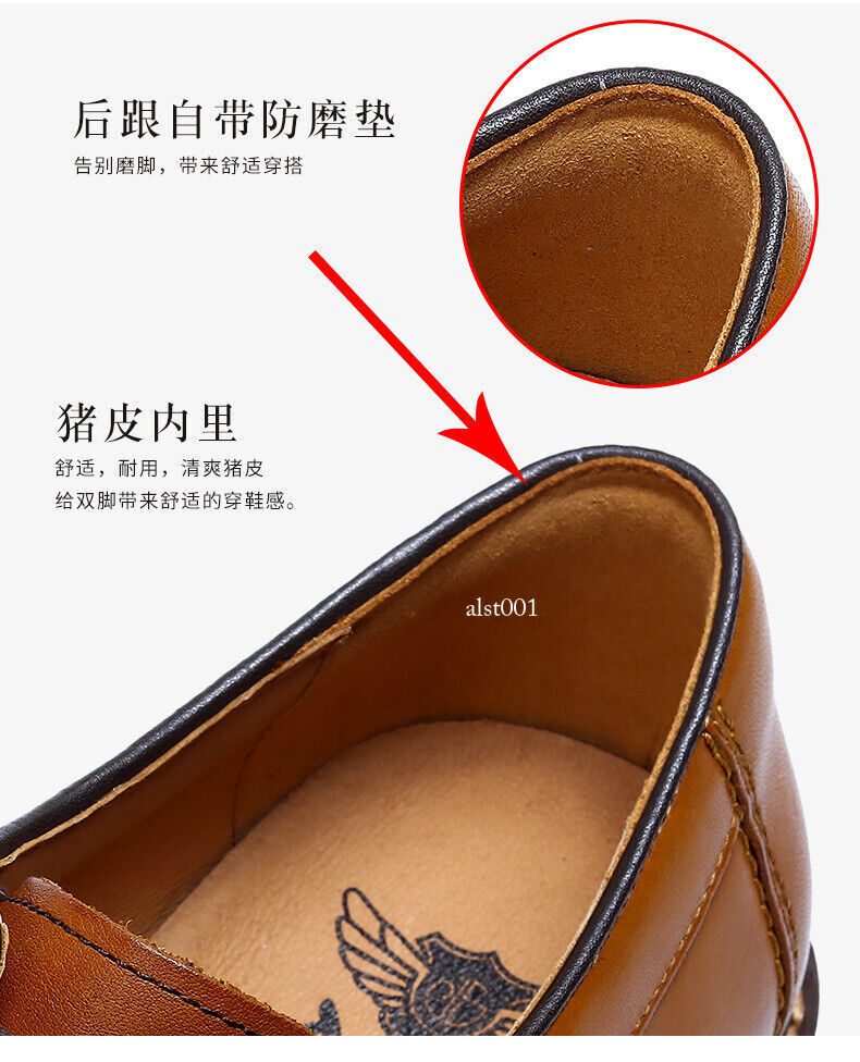 Men’s Real Leather Shoes Handmade Business Formal New Oxford Casual Dress Shoes