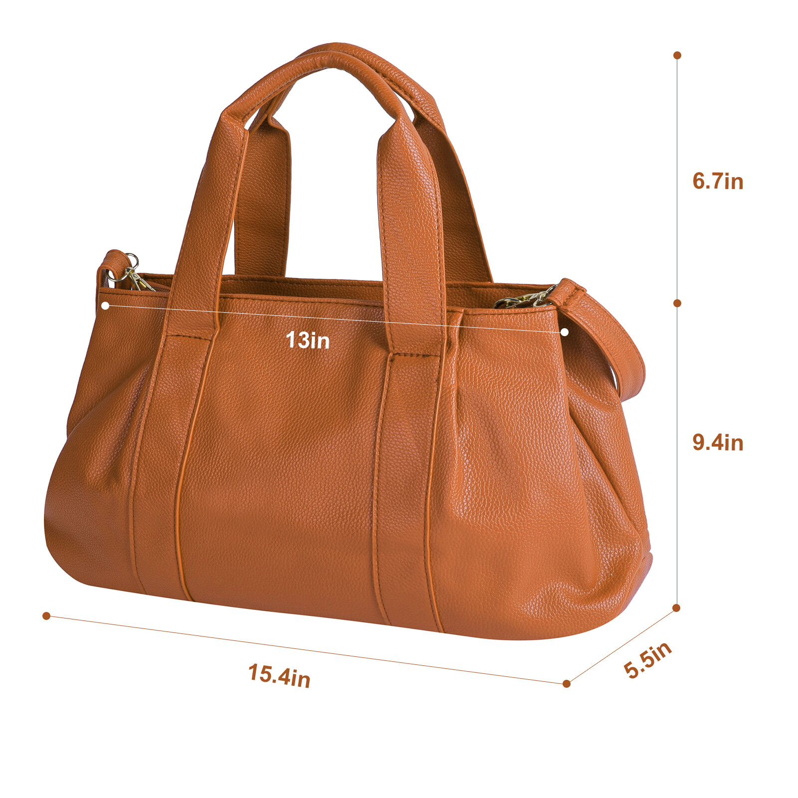 Women Handbag Soft Leather Shoulder Top Handle Crossbody Tote Messenger Satchel