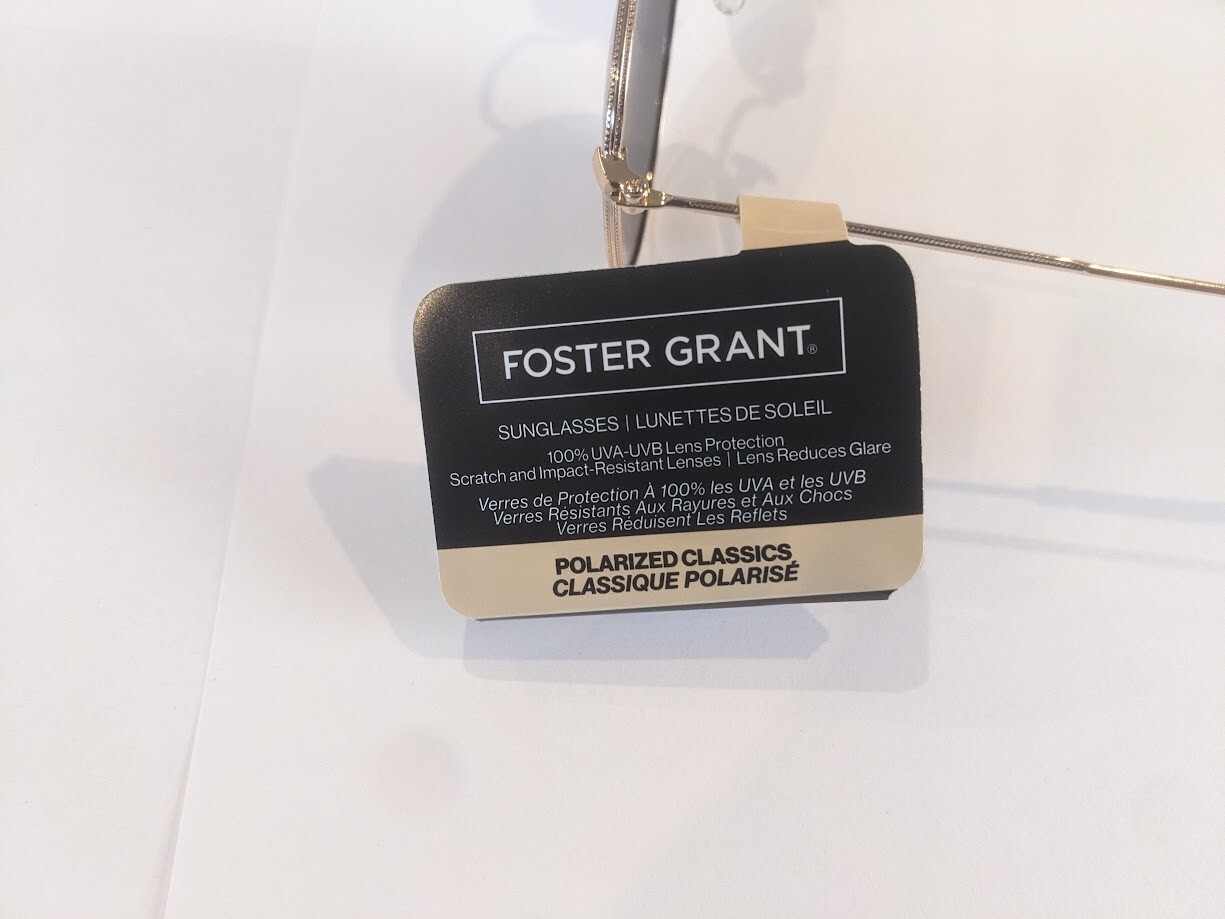 Foster Grant Gold Polarized FGMP 2014 Sunglasses 100% UVA/UVB