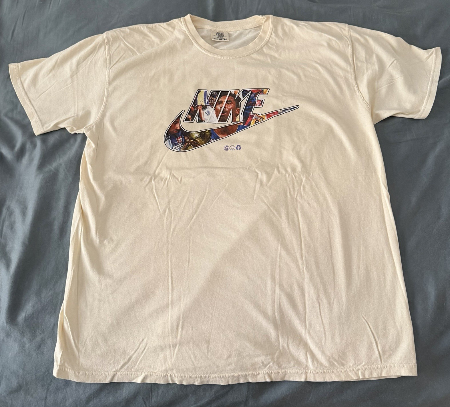 BRAND NEW Comfort Colors Kobe Bryant 24 White Tee Men’s XL