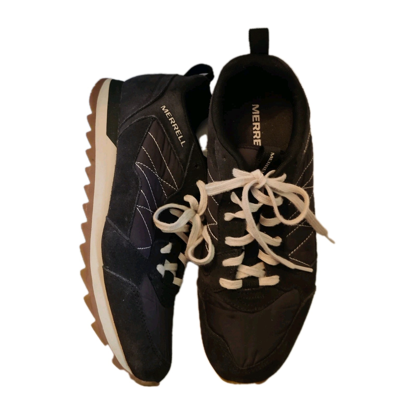 Merrell Men’s Alpine J16695, Leather and Nylon Upper, Black, size 8.5
