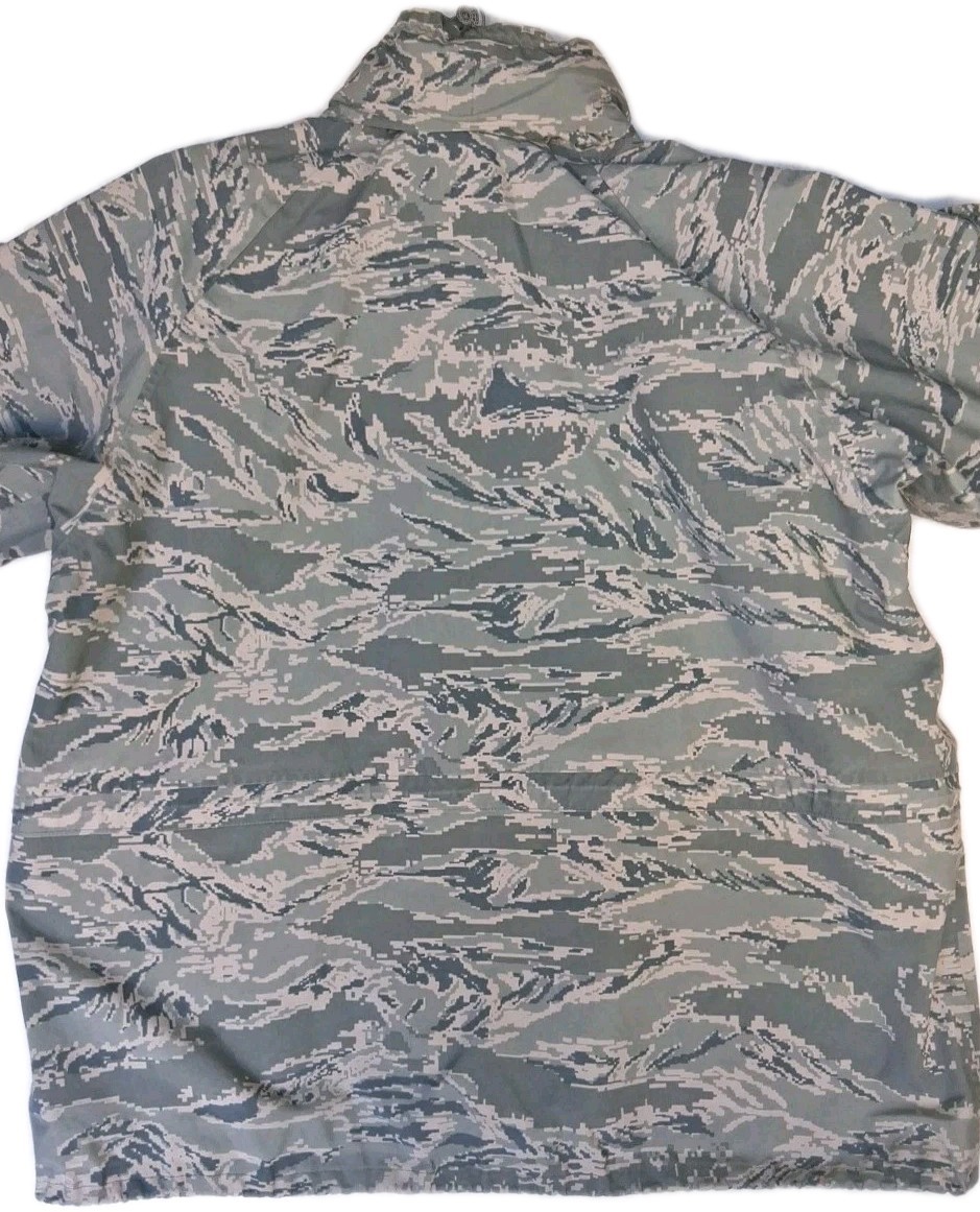 US Air Force Tennier ECWCS Wet/Dry Size XL USAF certified Camo Parka Jacket