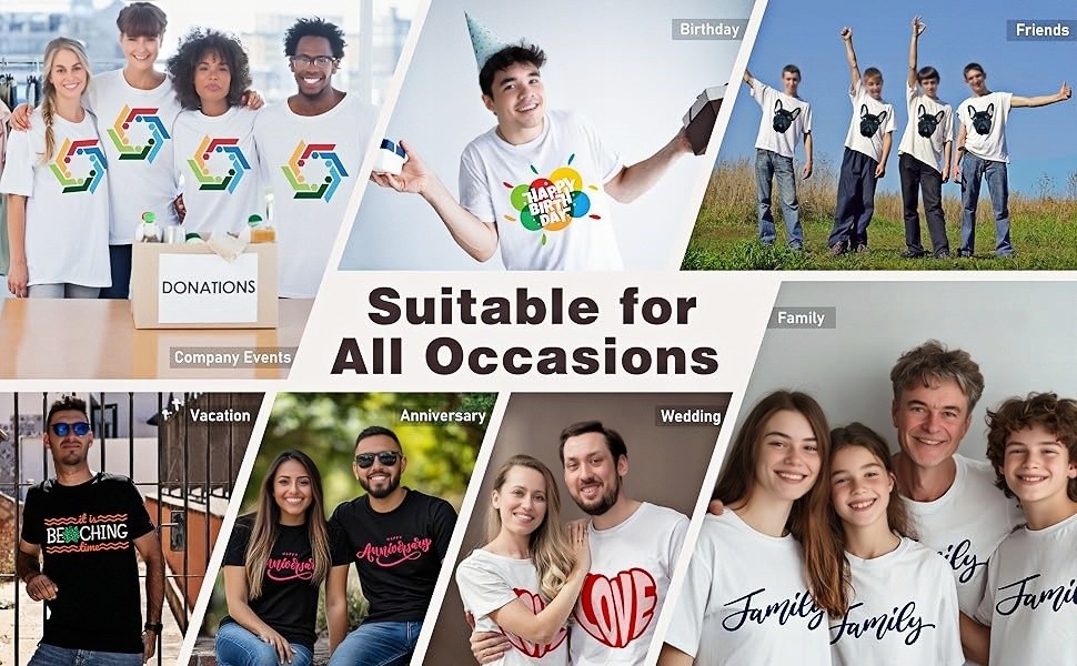 Custom T-Shirt Personalized Add Your Text Photo Image Men Women Short Sleeve Tee