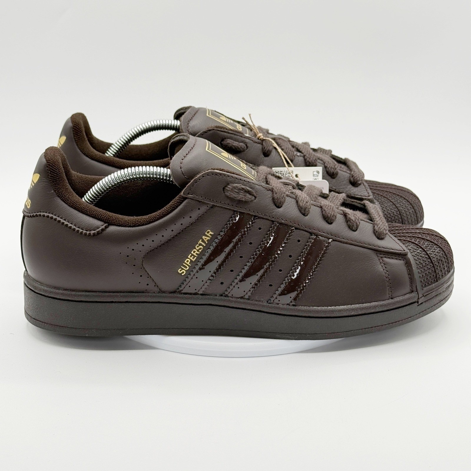 Adidas Superstar 2 Mens Size 12 Aurora Coffee Brown Gold KH9180 – New