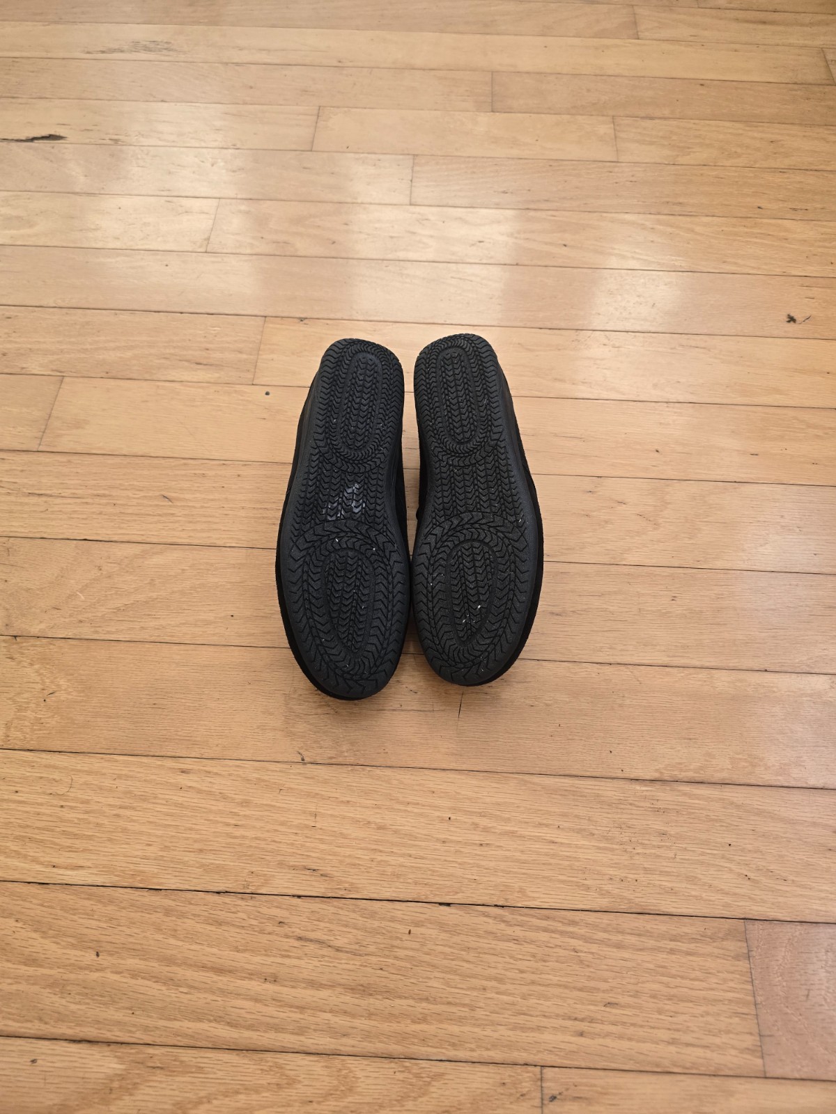 Whimsy Black White Suede Sporty Sneakerinas | WMS 7