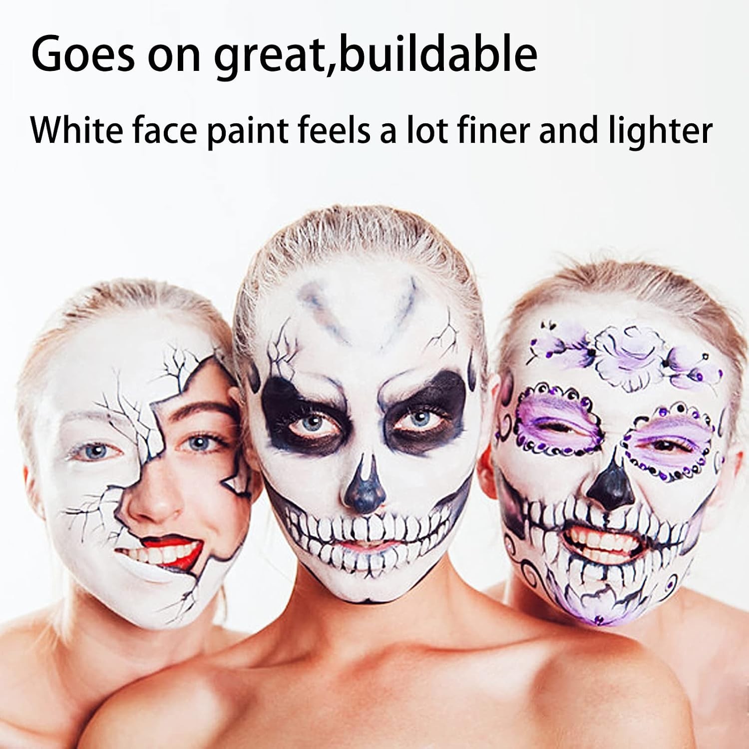 High Pigmented 1.06 Oz White Face Body Paint Stick – Waterproof & Safe Formula
