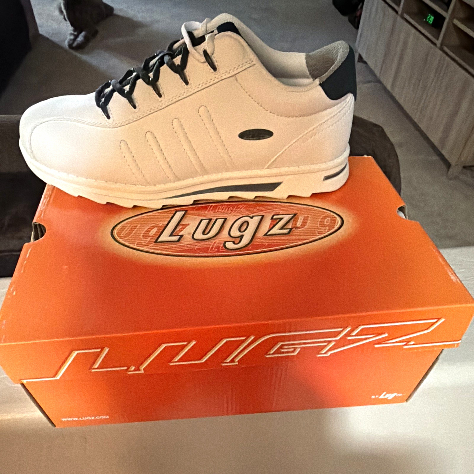 Lugz Changeover III Men’s Low Top Lace-Up Athletic Sneaker White/Navy/Gray