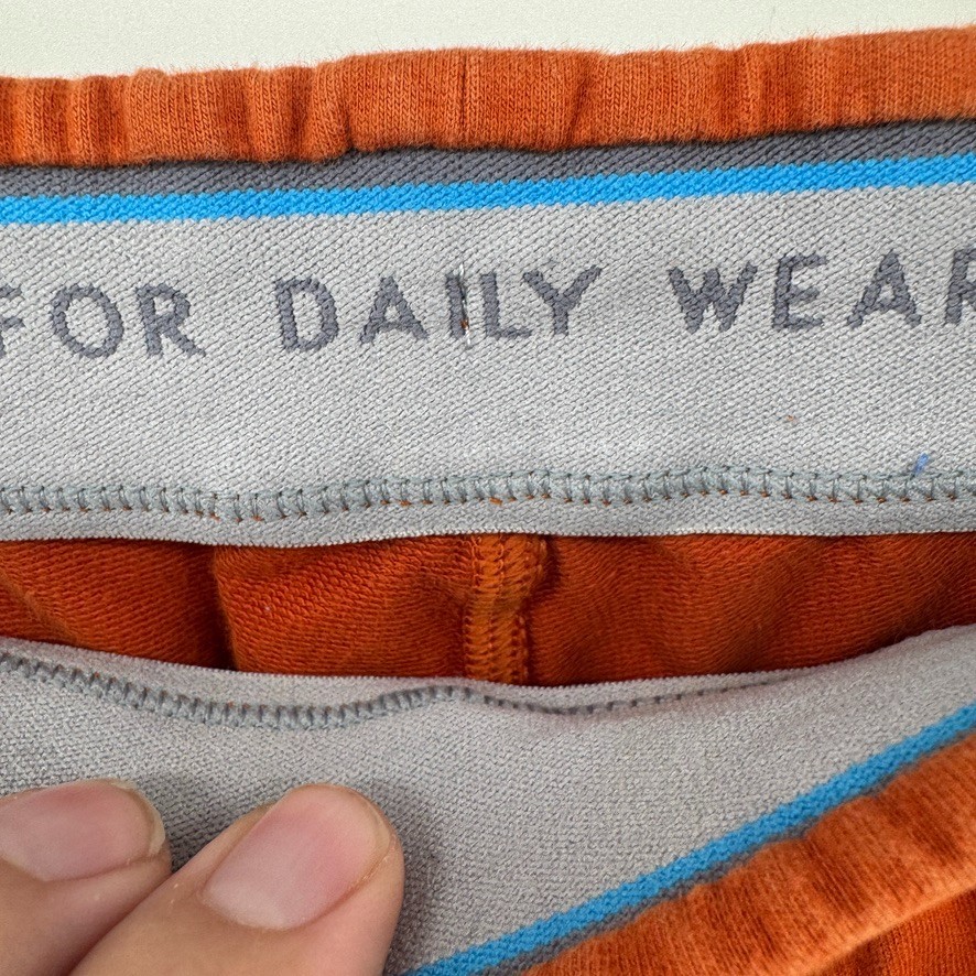 Mack Weldon Ace Daily Wear Joggers Sweatpants Orange Mens XL Stretch Drawstring