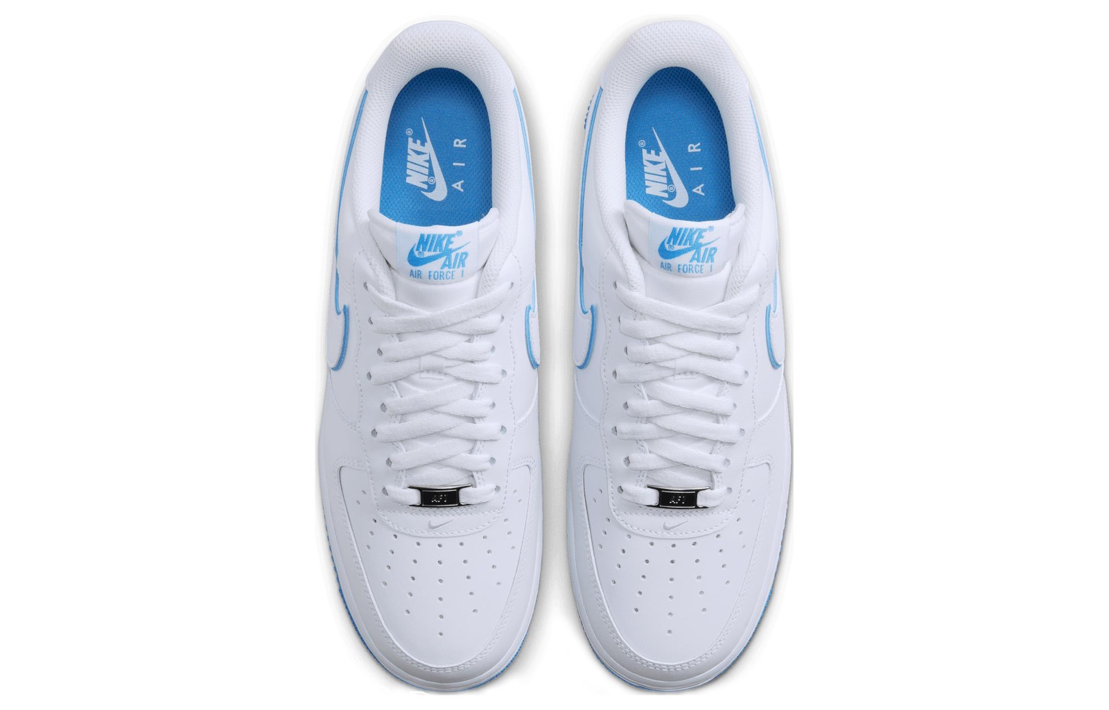 Nike Air Force 1 ’07 Low White University Blue Sole DV0788-101 Men’s Size