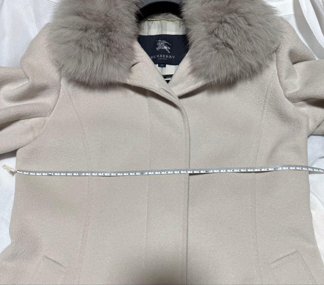 Burberry London Light gray long coat