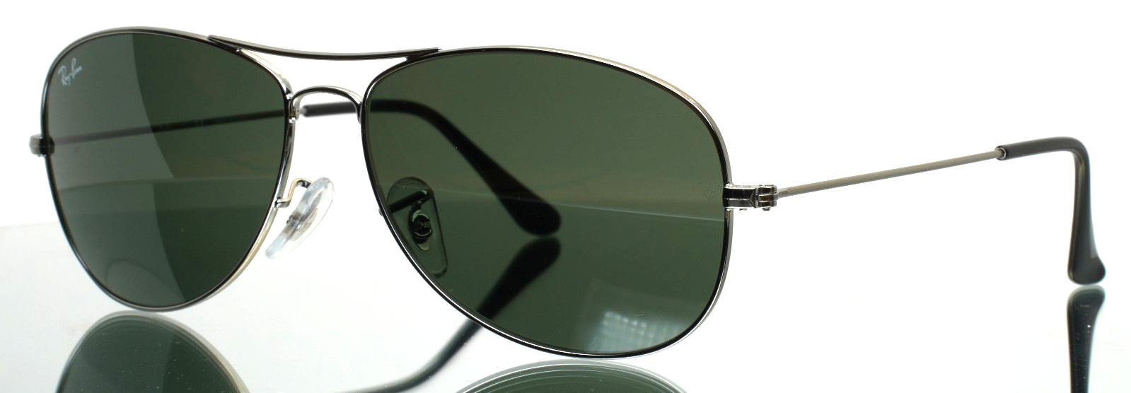 RAY BAN RB3362 Cockpit 004 Gunmetal Mens Aviator Sunglasses 59-14-135 B:44