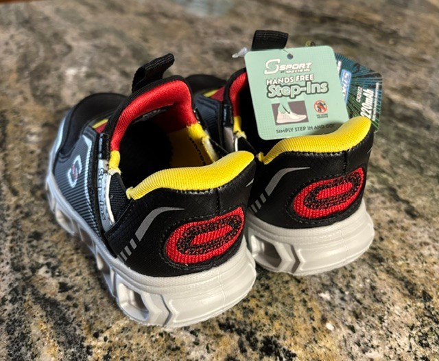 S Sport/Skechers Kaleb Light Up Step-In Sneakers. Boys Toddlers Shoes. Sz 6. NEW