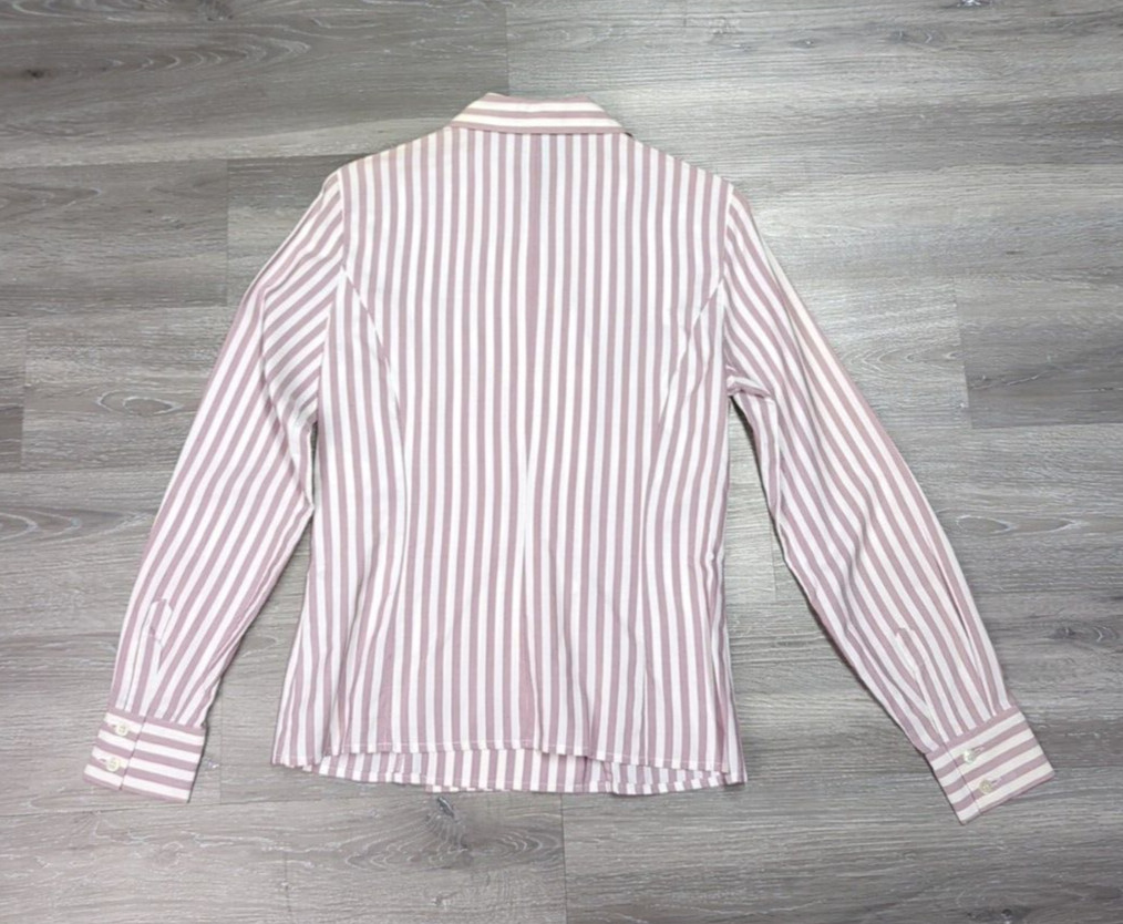 NWT Womens Blouse Size 32 Double Breasted Made in Italy Menswear Style Classic