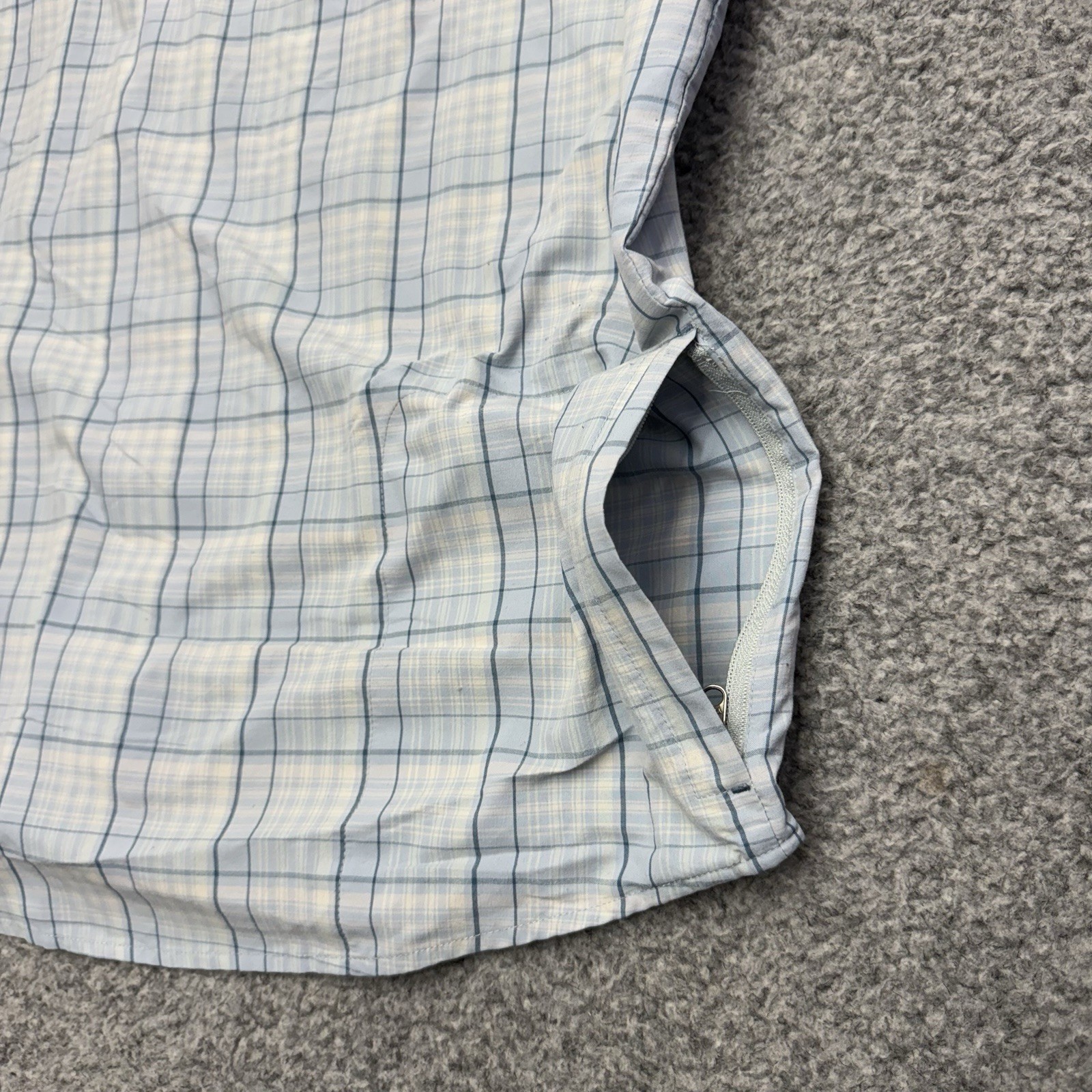 Howler Brothers Tech Shirt Mens Medium Snap Button Nylon Poly Vented Quick Dry