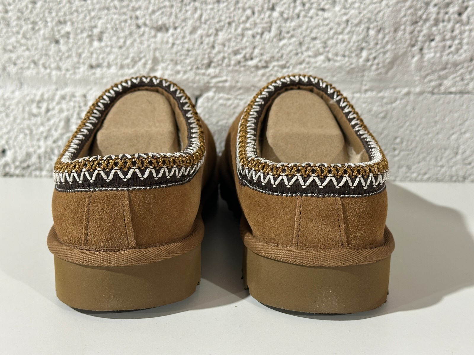 NEW UGG Brand Braid Tasman Slippers 5955 Chestnut Women’s Sz 5-12