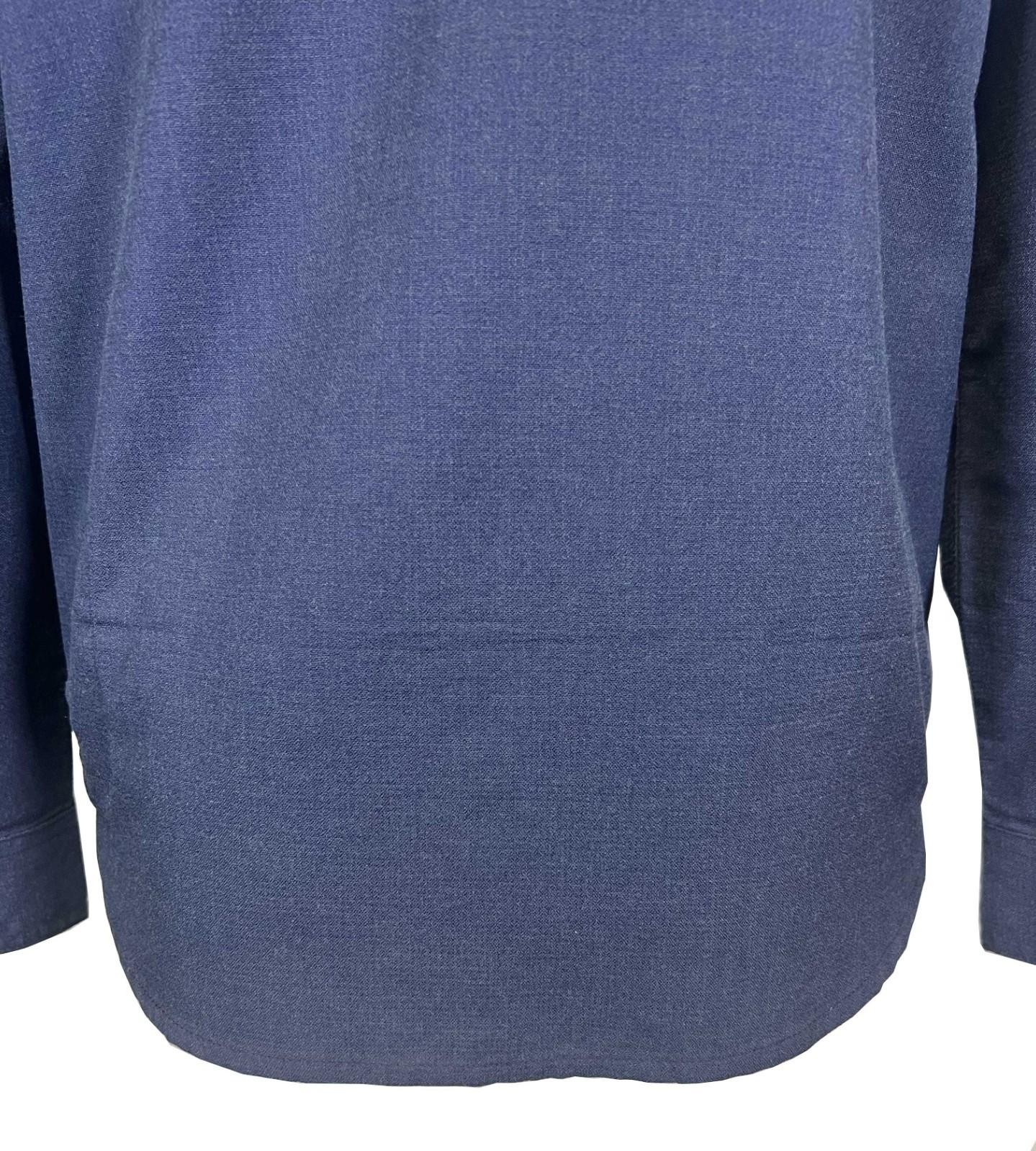 Carhartt FR Men’s Navy Shirt Flame Resistant Long Sleeve Lightweight (S02)