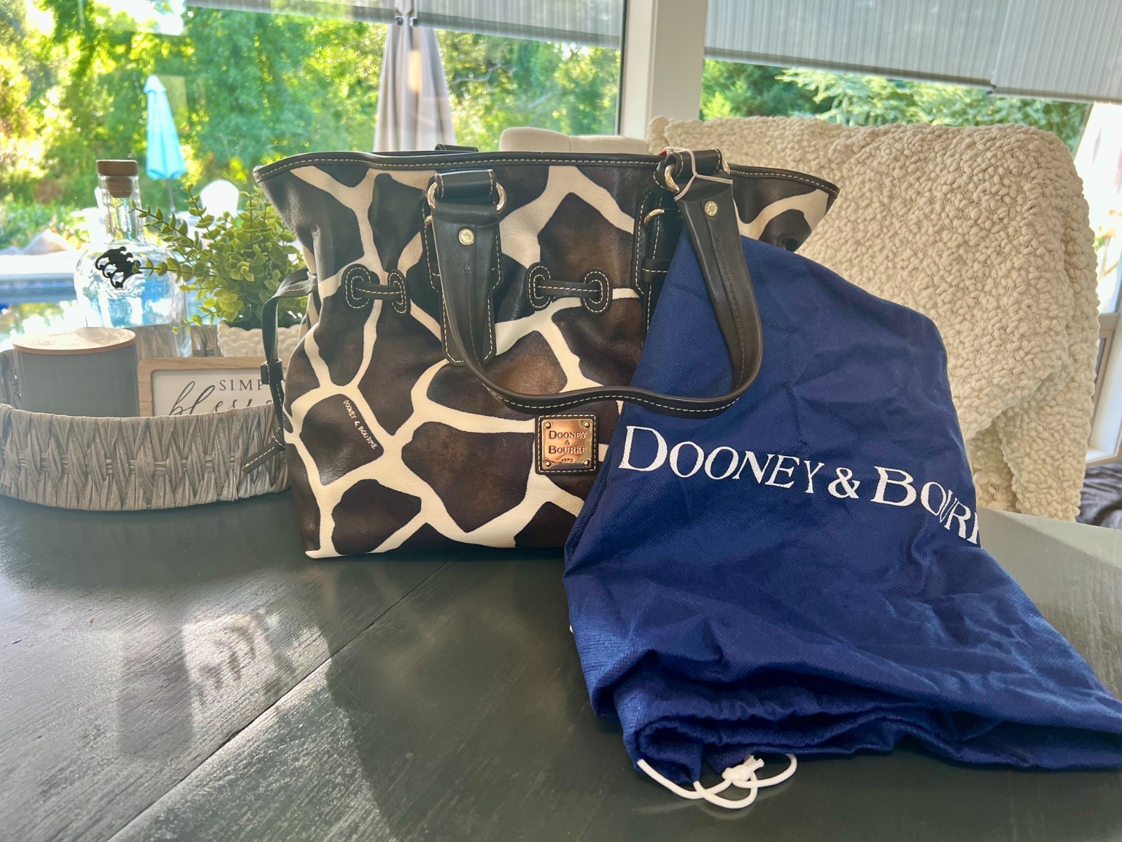 Dooney & Bourke NWT Chiara Medium Satchel | Rare Giraffe Print Collection