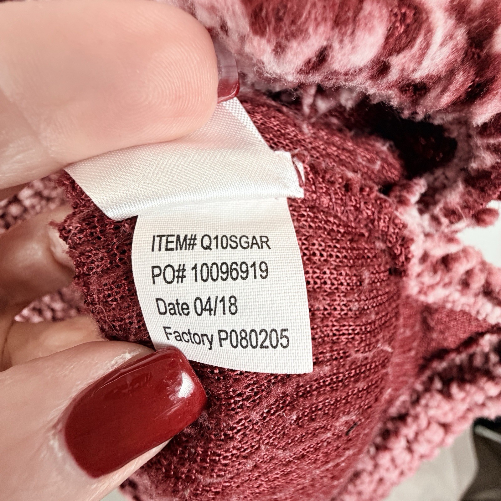 Boxercraft Sherpa Pullover Womens Large Dusty Rose Pink Quarter Zip Fleece LR