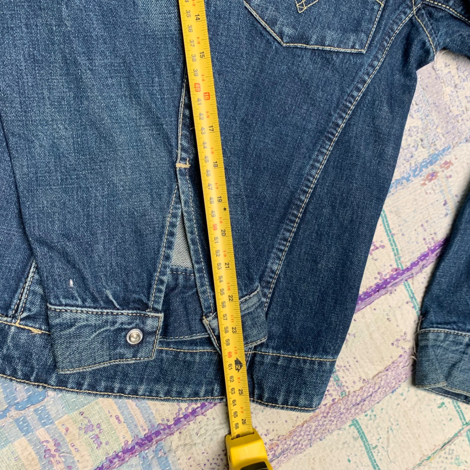 Vintage Y2K Levi’s Engineered Denim Snap Button Jean Jacket Small