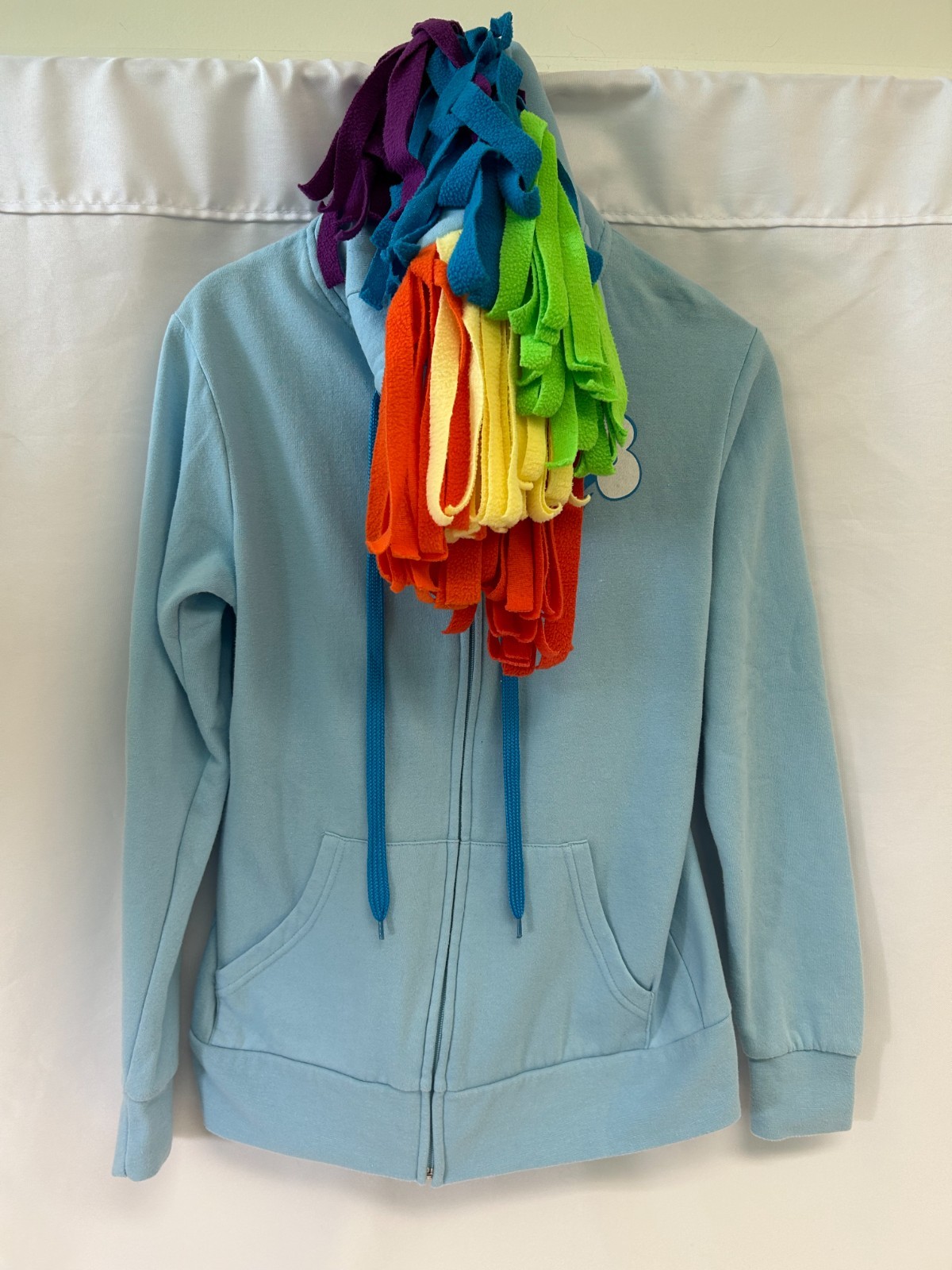 2012 WeLoveFine My Little Pony Rainbow Dash Hoodie MLP Size Small Unisex Brony