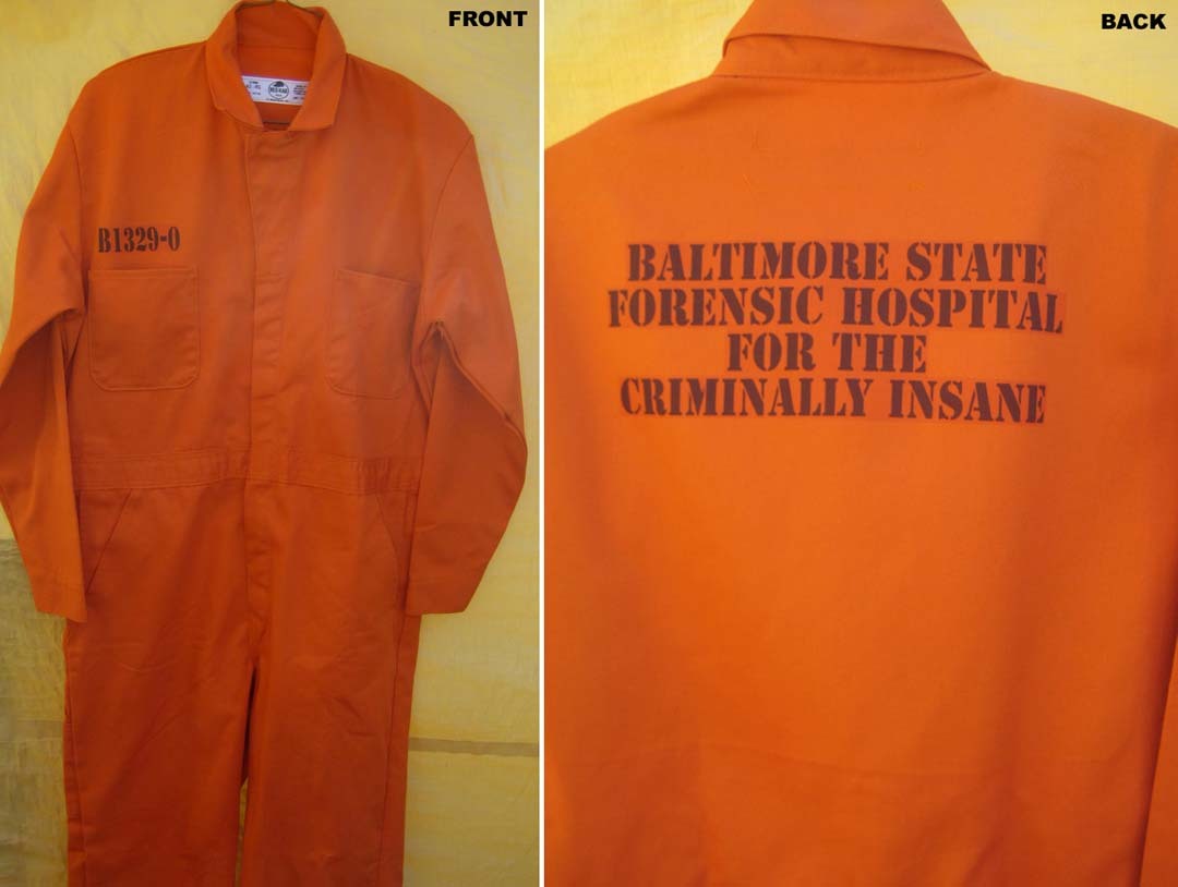 Best Quality Most Authentic Hannibal Lecter Orange Jumpsuit Halloween Costume