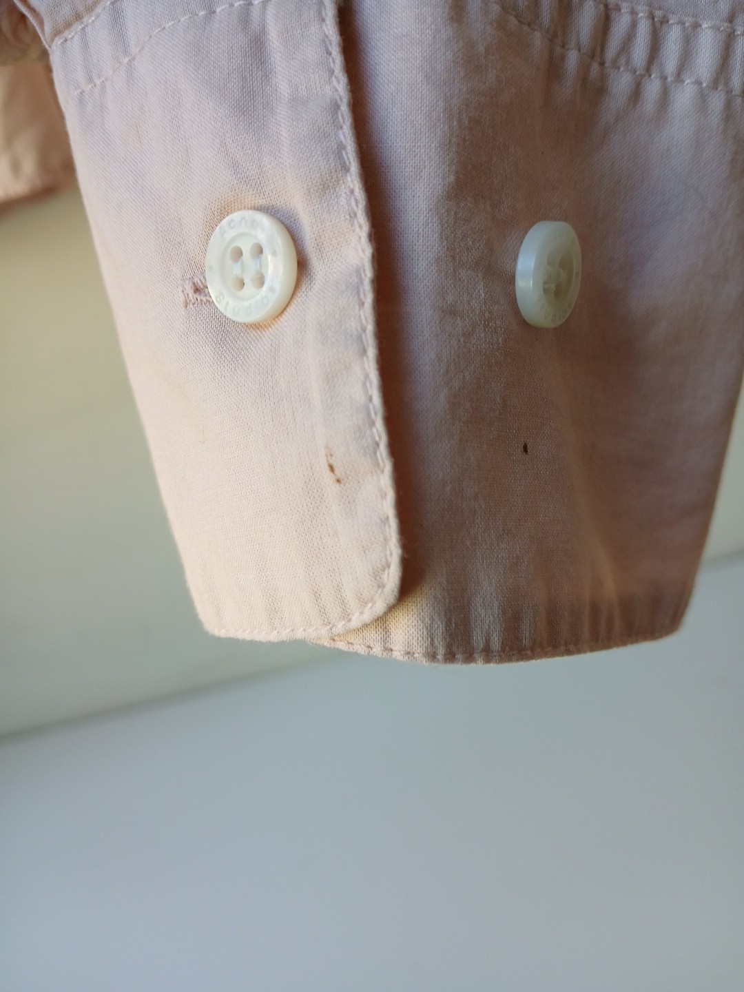 Acne Studios Crop Button Front Shirt Light Pink Women’s EU 36 US 4