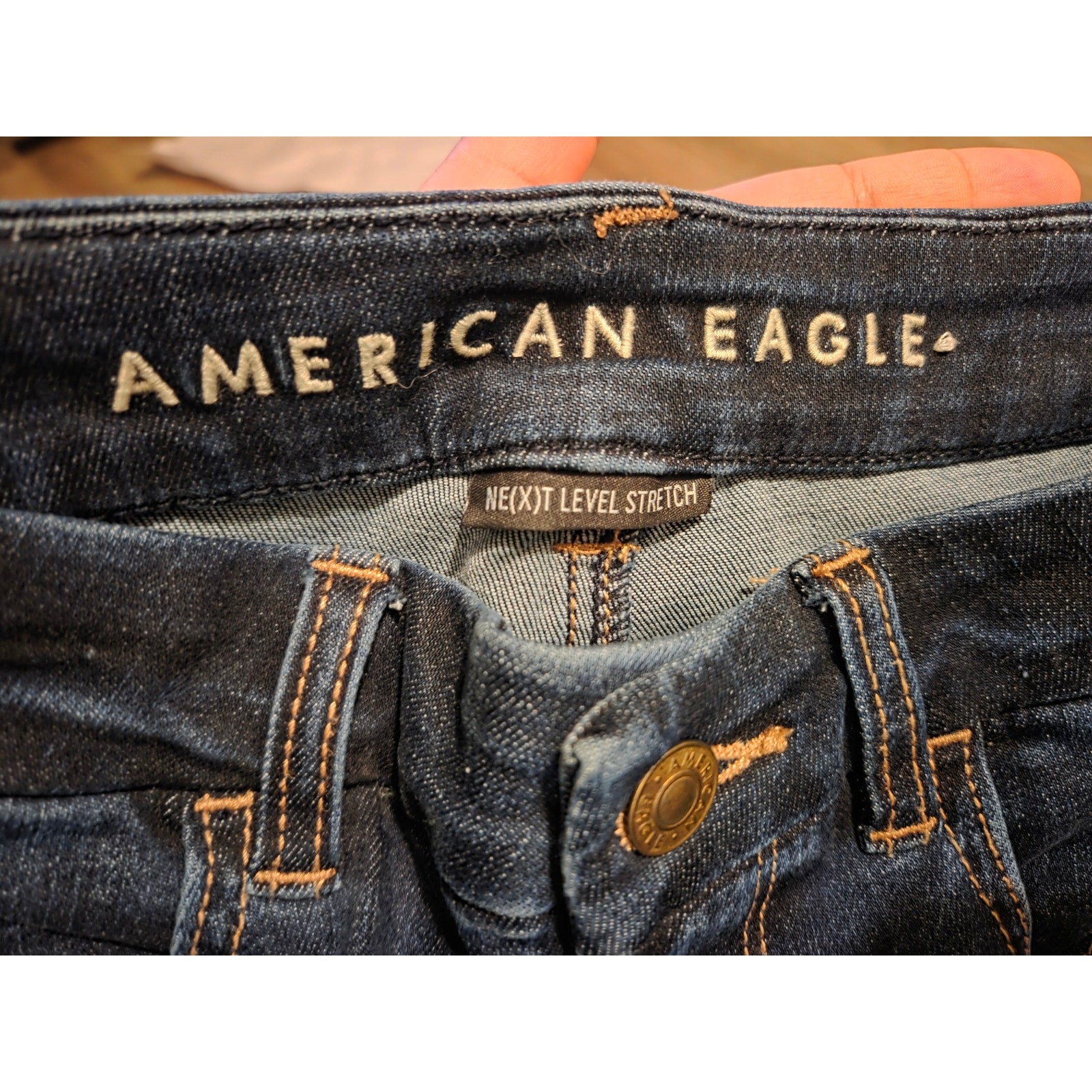 American Eagle Curvy Super Hi-Rise Jegging Dark Wash Skinny Women’s Stretch