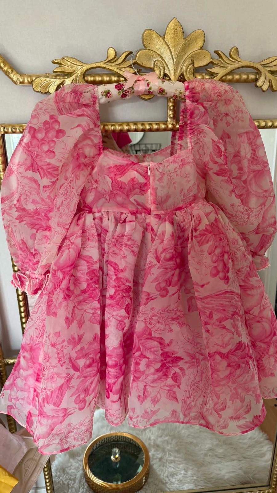 selkie dress babydoll toile lace puff XXS