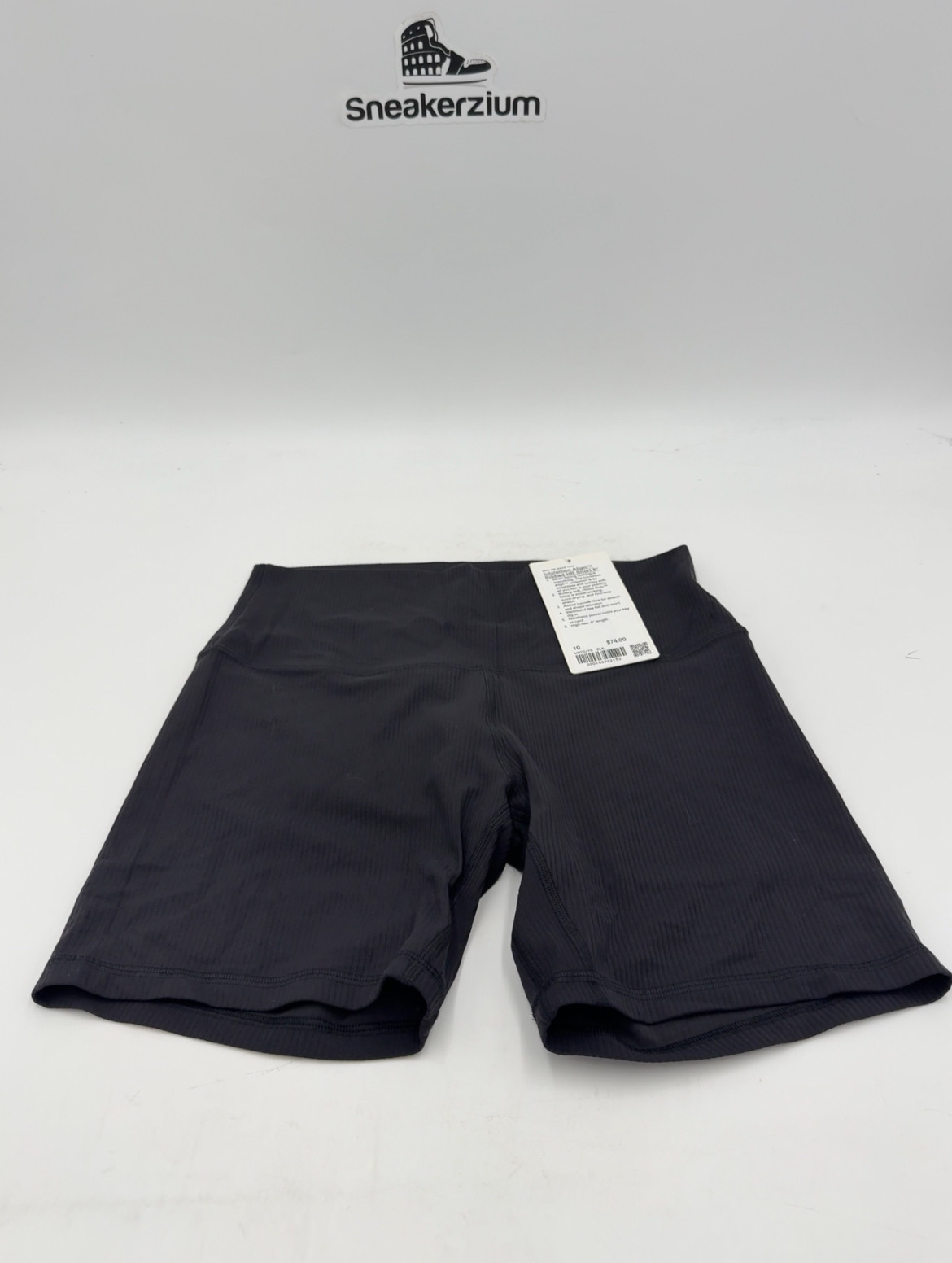 Lululemon Align Ribbed HR Shorts 6″ Black Brand New