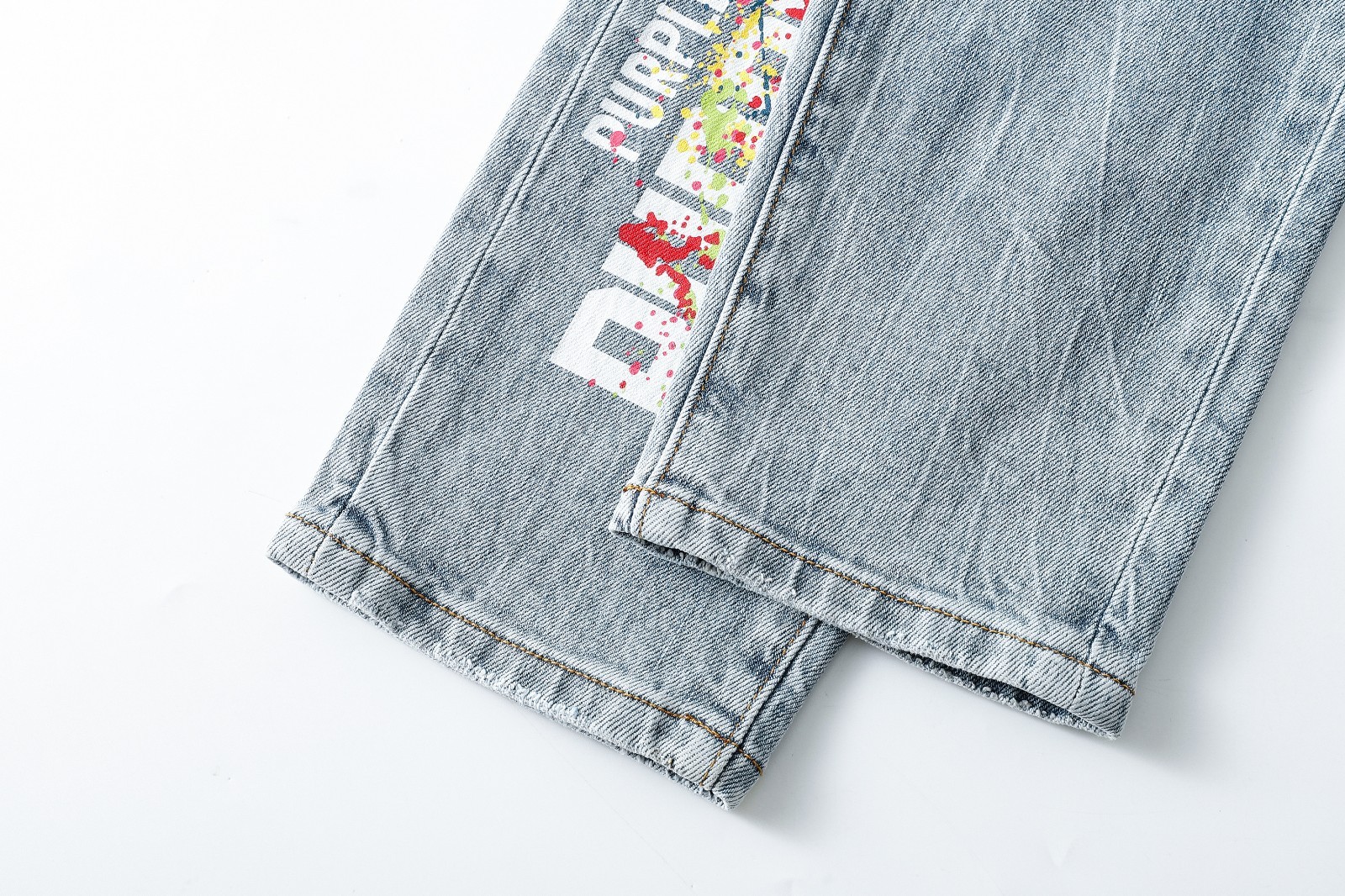 New 2026 Purple brand Men’s personalized Hole fashion Leisure jeans