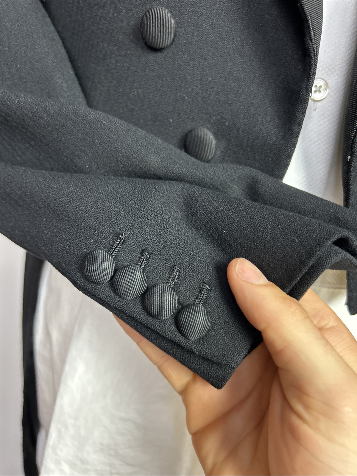 Bespoke 1950s White Tie Tailcoat (40R) Handmade Dinner Savile Row Vintage