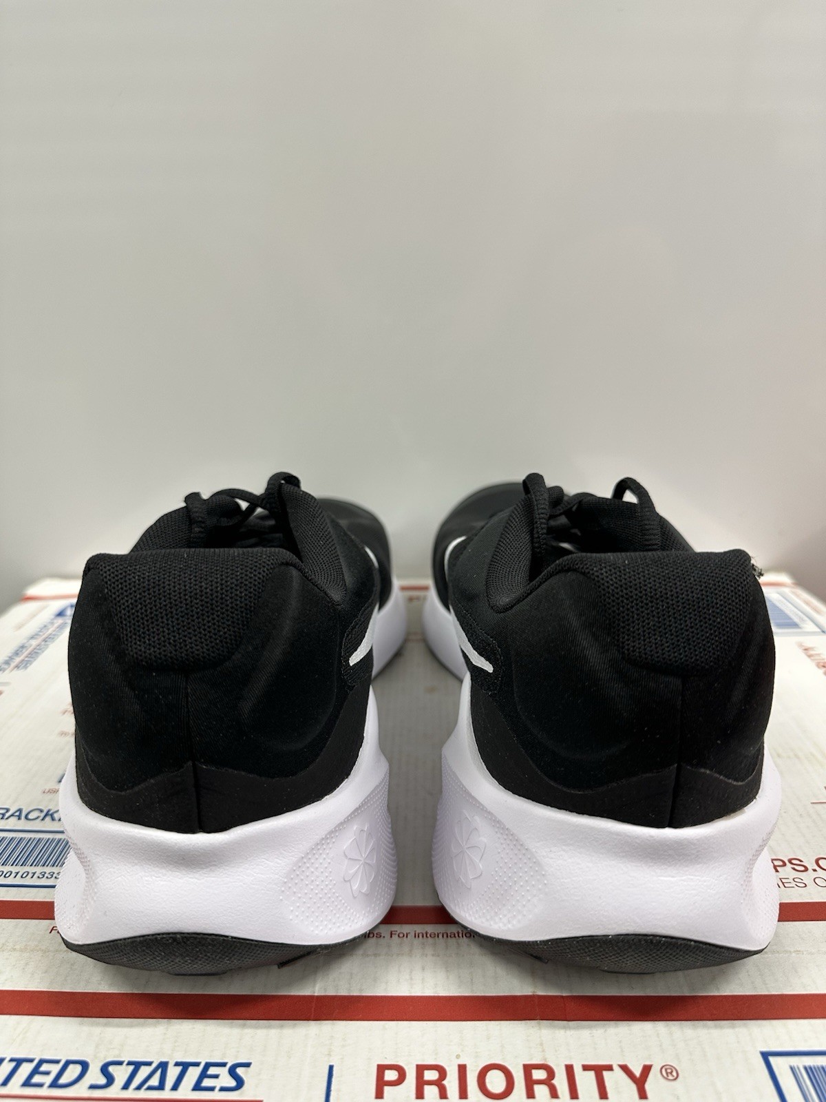 Nike Revolution 7 Wide ‘Black White’ FB8501 002 Size 12