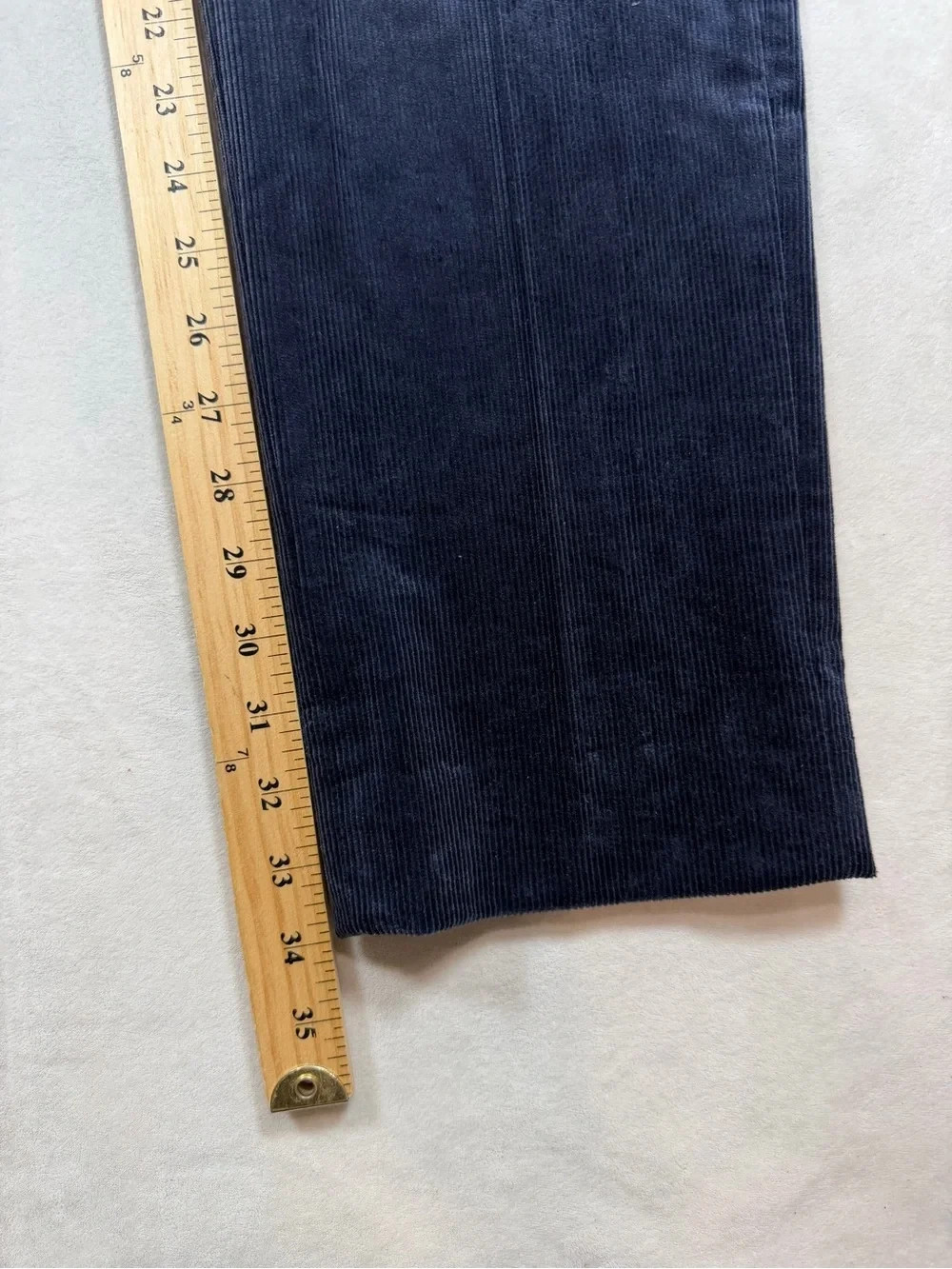 Bonobos 34W 34L Olimpias Fabrics Italy Woven Men’s Dark Navy Corduroy Trousers