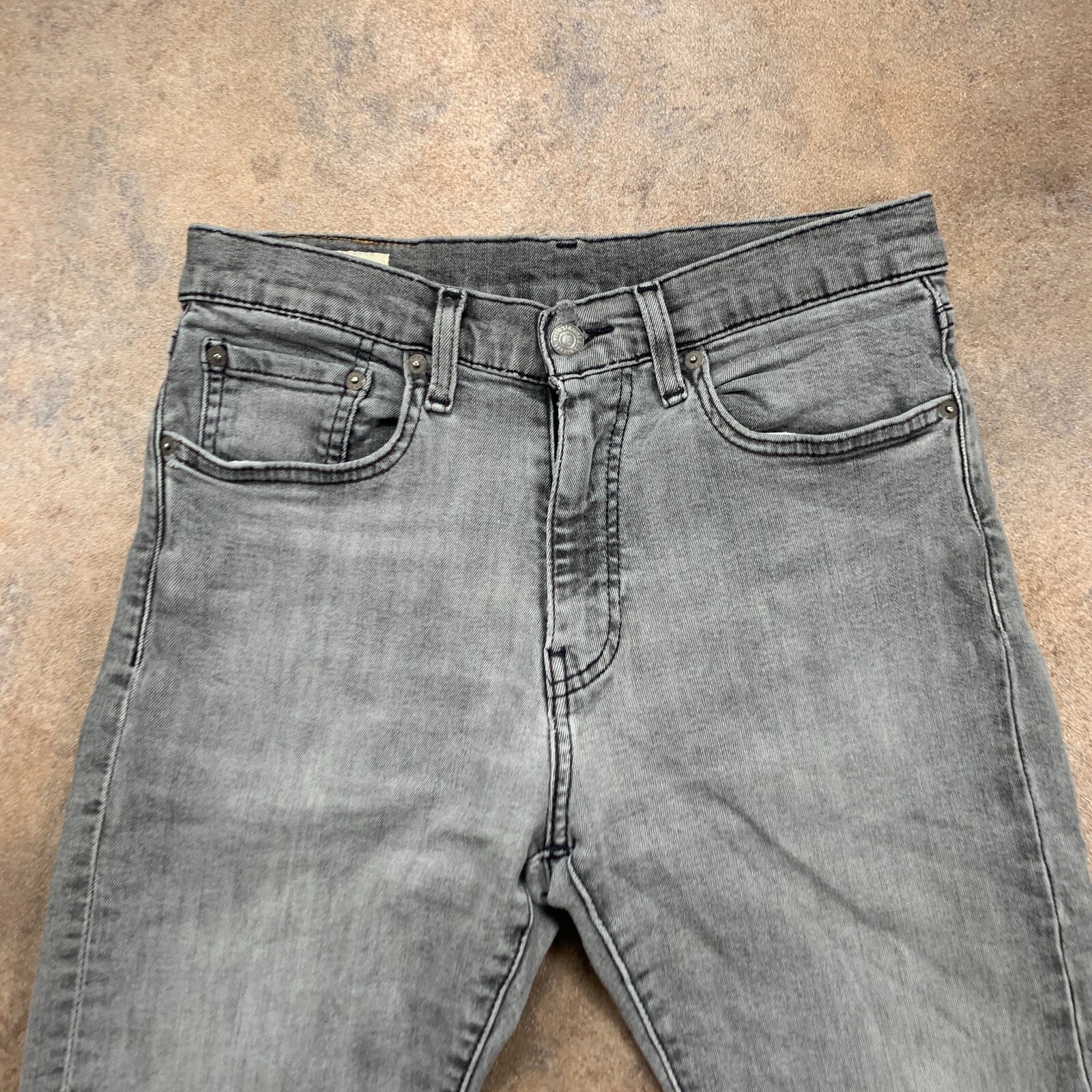 LEVI’S 512 Jeans Mens (31 Inch Waist) (28 Inch Leg) Skinny Tapered Fit Grey