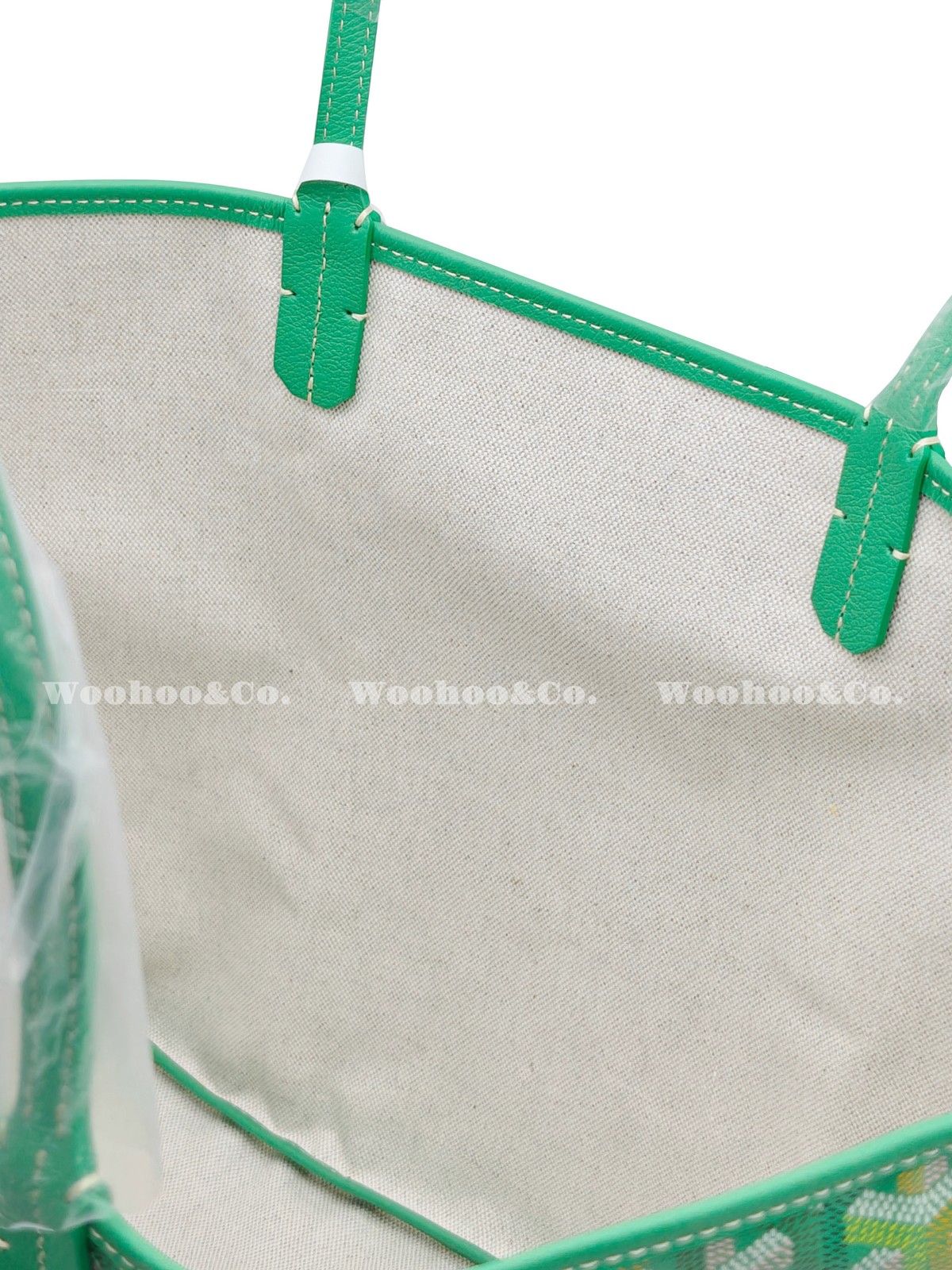 GOYARD Saint Louis Handbag Women’s Multicolored Meadow Green 15.7×7.9×12.6in