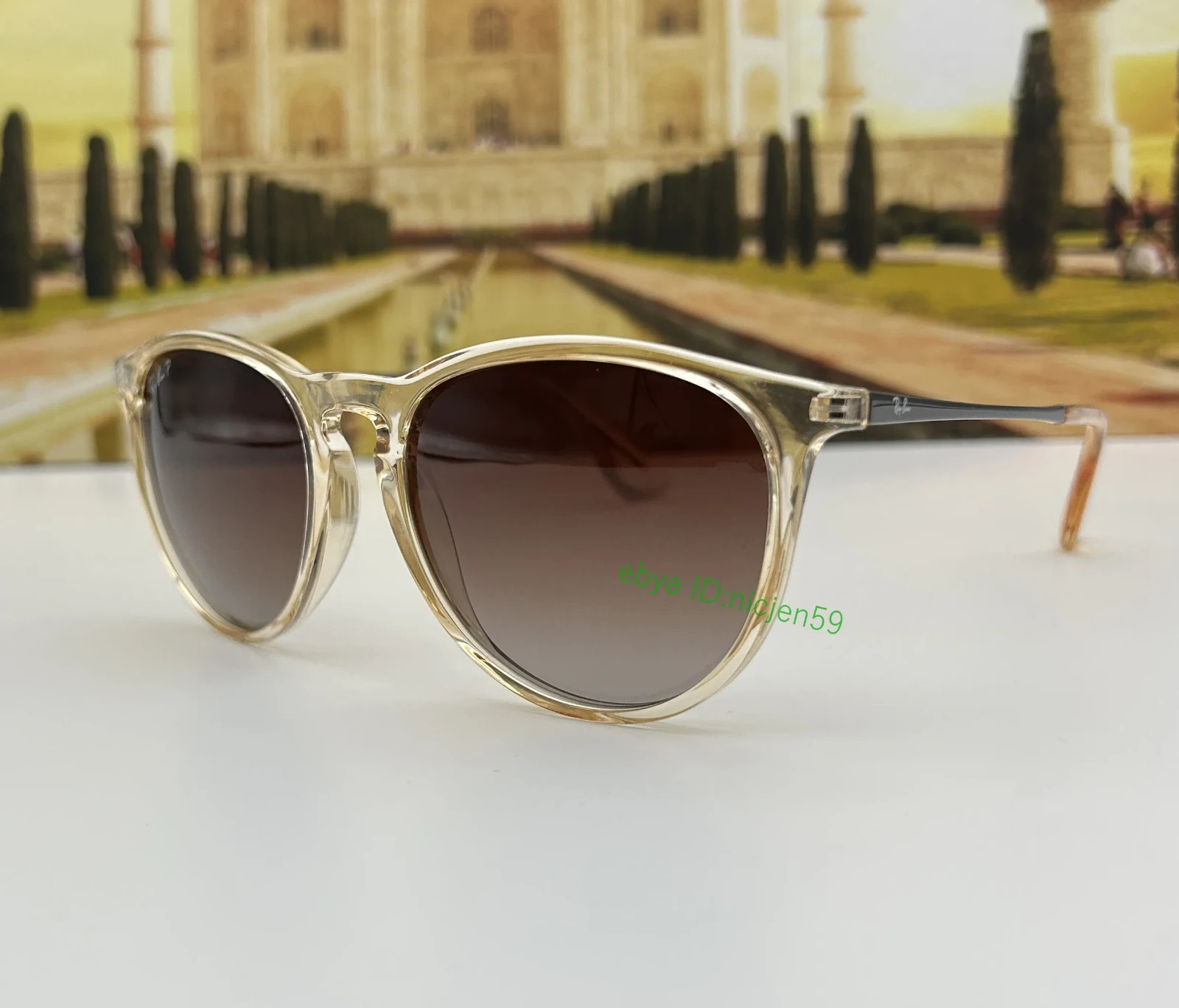 Ray-Ban RB4171P Erika Color Mix Polarized Brown Gradient Sunglasses 6514/13 54mm