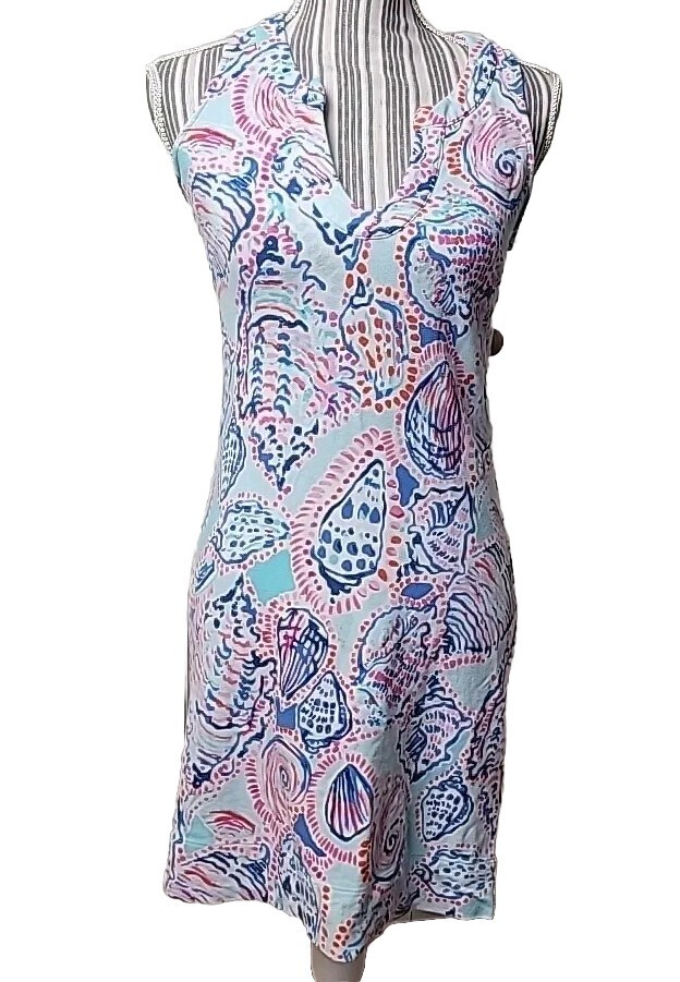 Lilly Pulitzer Womens XS Estrada Shell Me About It dress