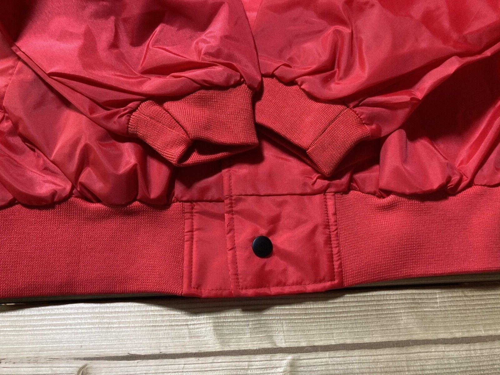 McLaren GT Lark Novelty Nylon Jacket One Size Red Made In China Vintage 90’s