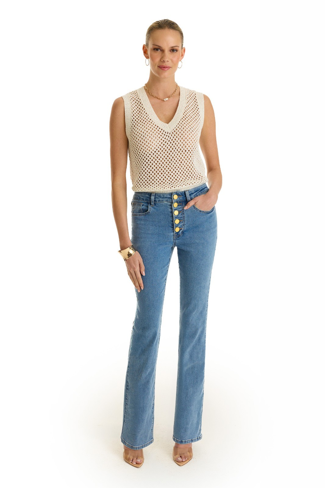 Aubrey Bootcut Classic Jean Medium Blue THE NOLI SHOP